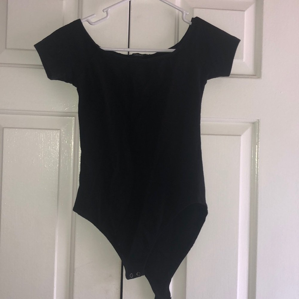 Forever 21 Black Body Suit S